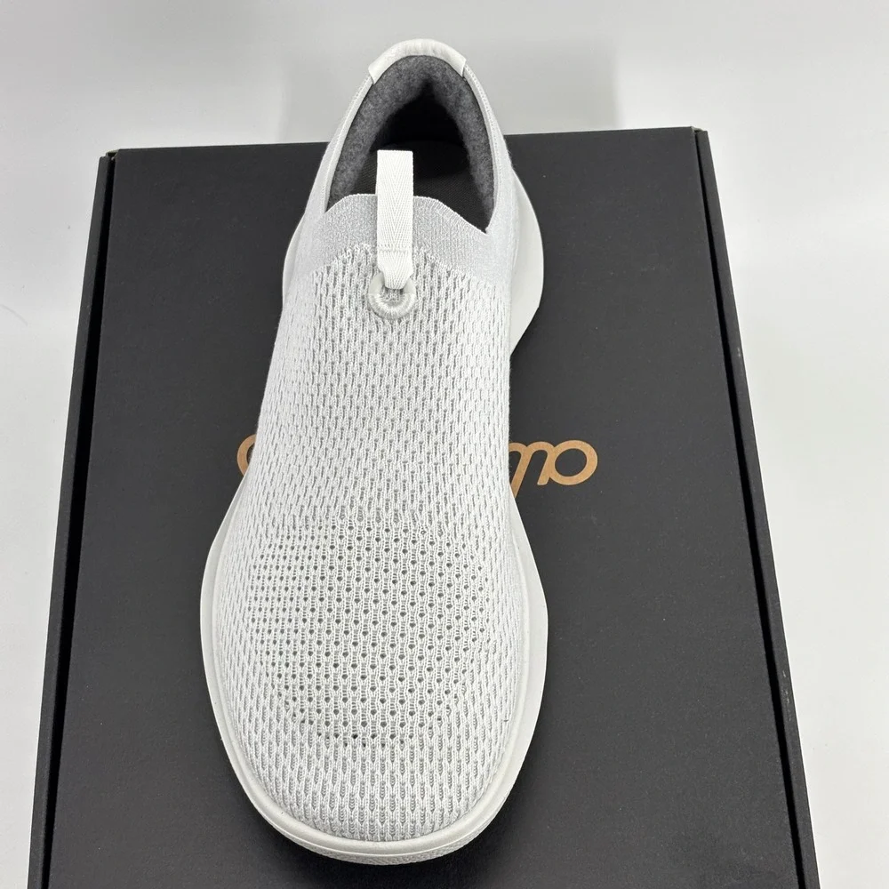 Allbirds Tree Dasher Relay Mens 12 Blizzard White Slip On Running Shoes New